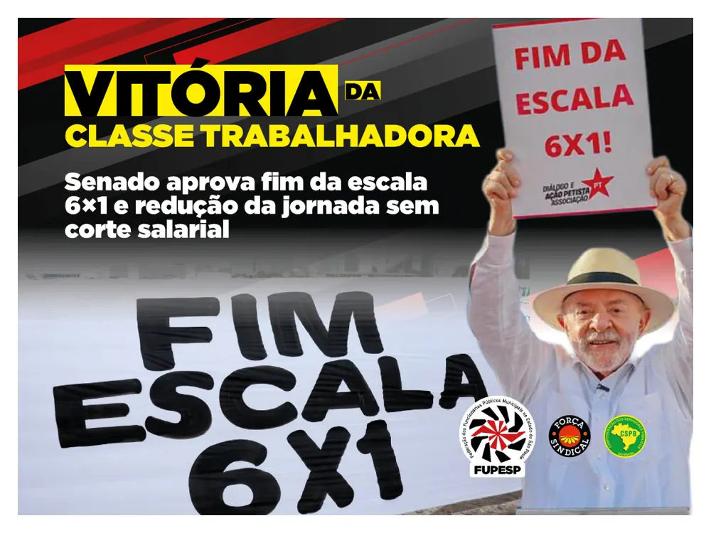 fim da escala 6x1